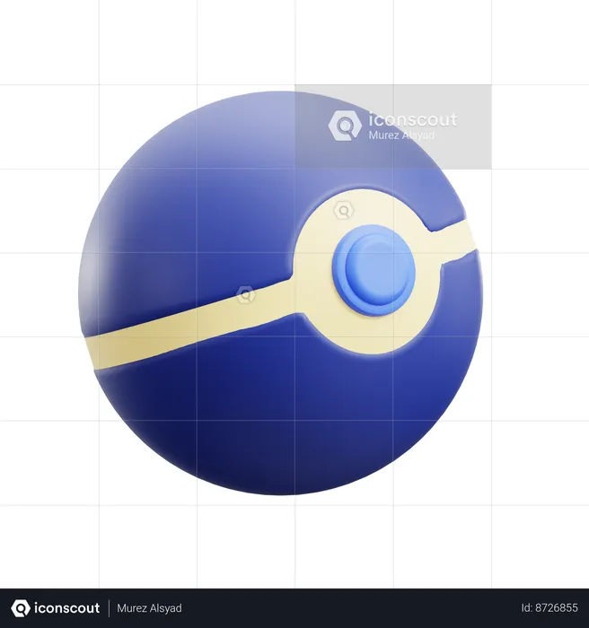 Pokebola  3D Icon