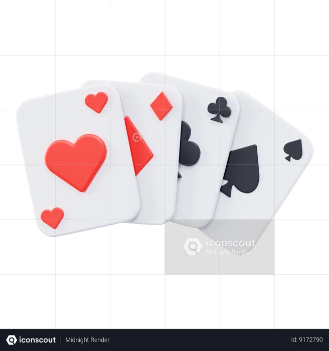 Poker Card  3D Icon