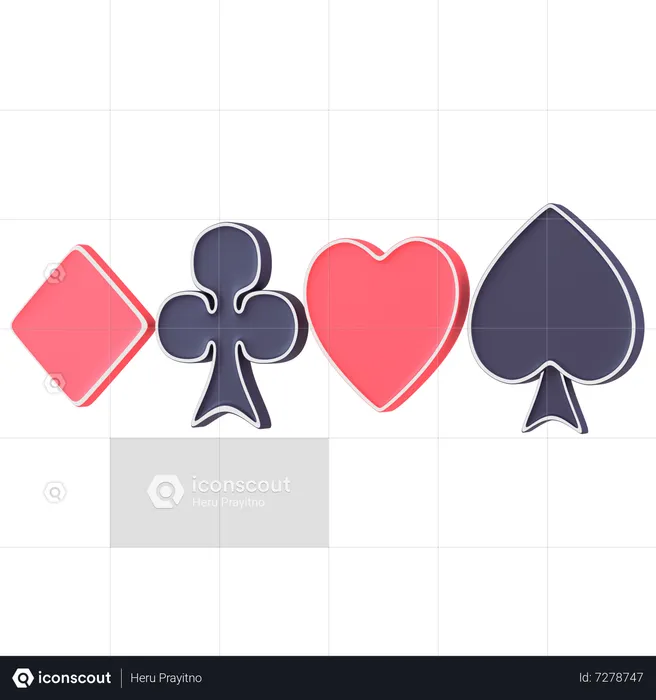 Poker Sign  3D Icon