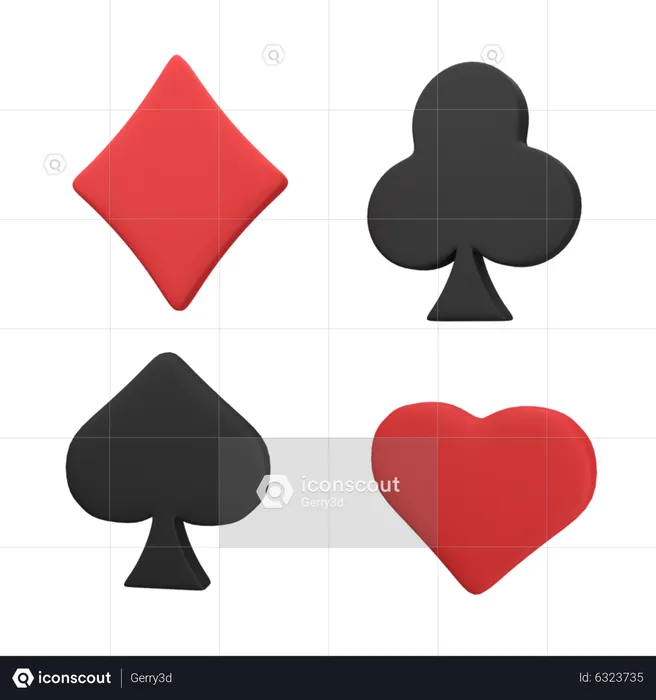 Poker Sign  3D Icon