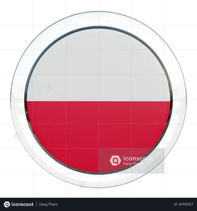 Poland Flag Flag 3D Flag