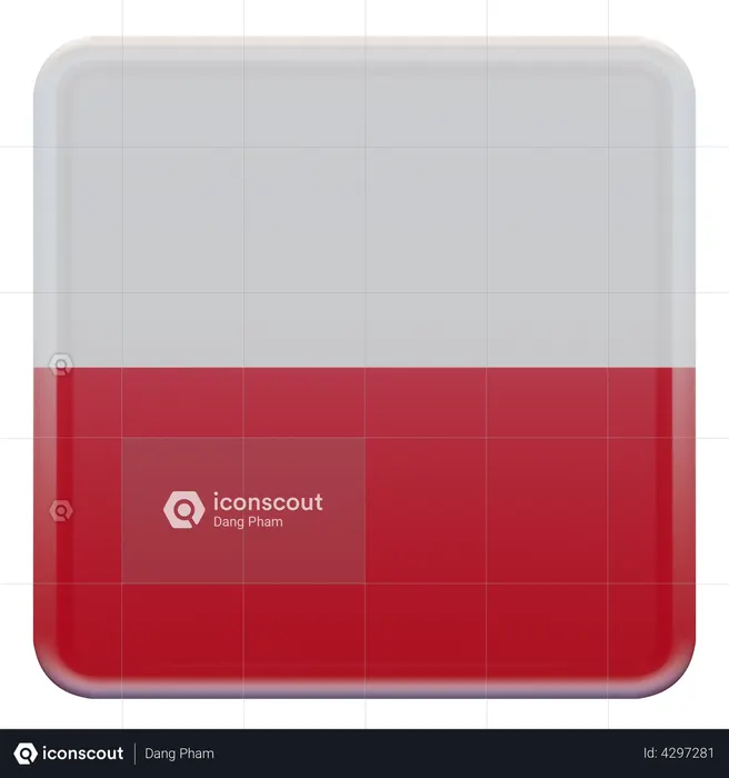 Poland Flag Flag 3D Flag
