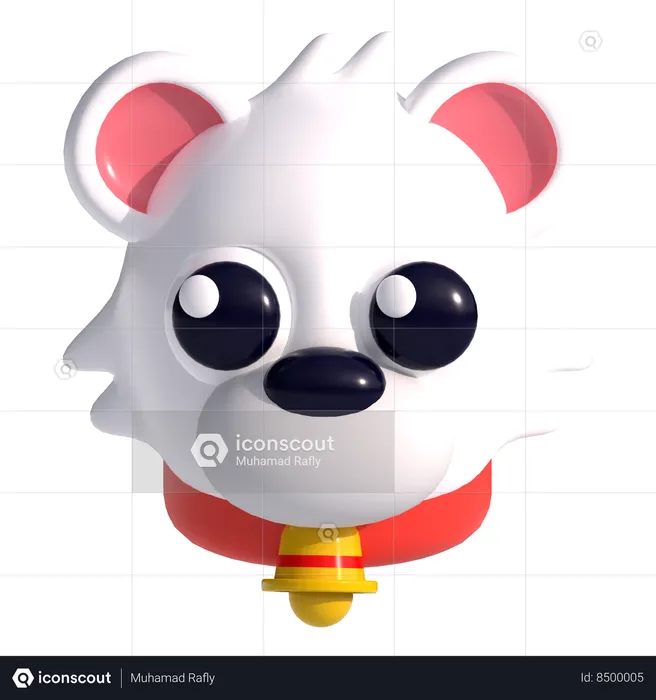 Polar Bear  3D Icon