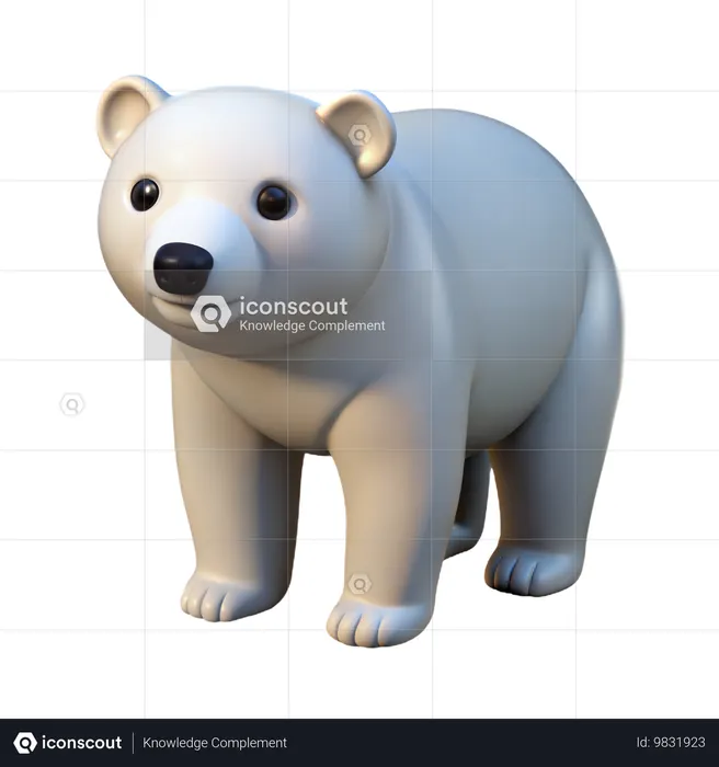 Polar Bear  3D Icon