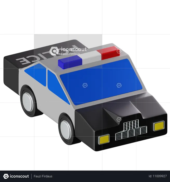 警察  3D Icon