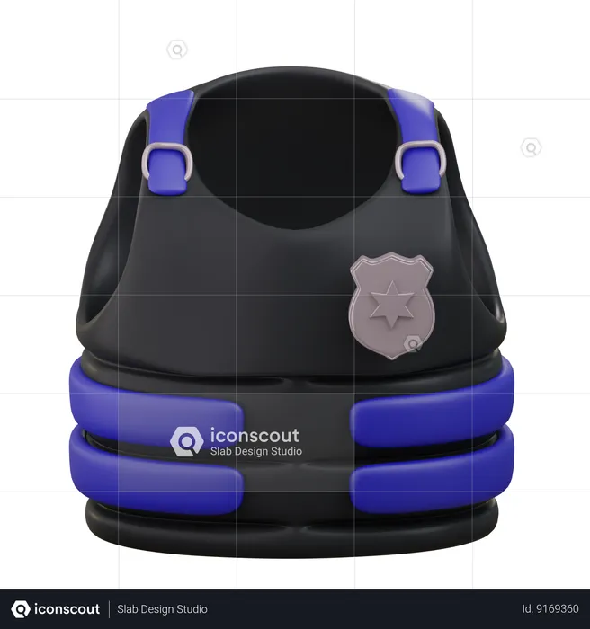 Police Armor  3D Icon