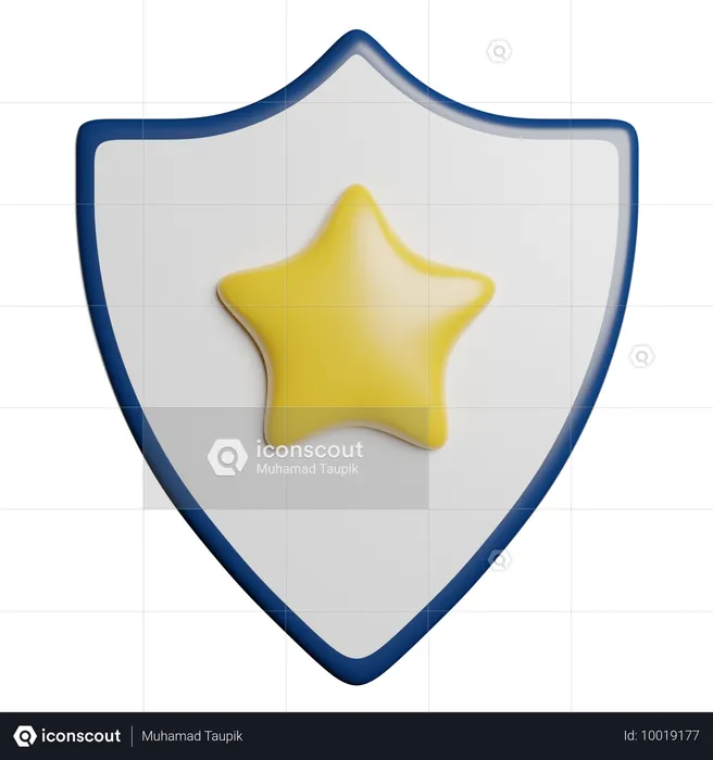 Police Badge  3D Icon