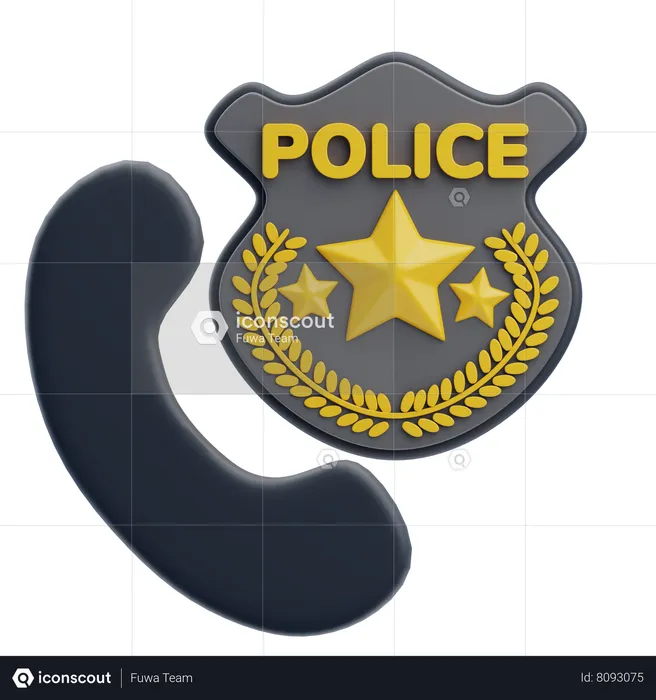 Police Call  3D Icon