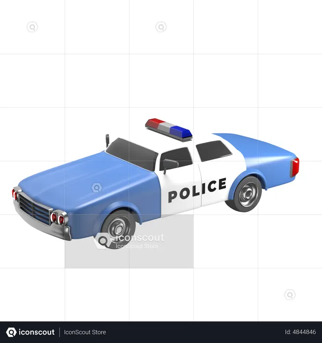 Police Car  3D Icon