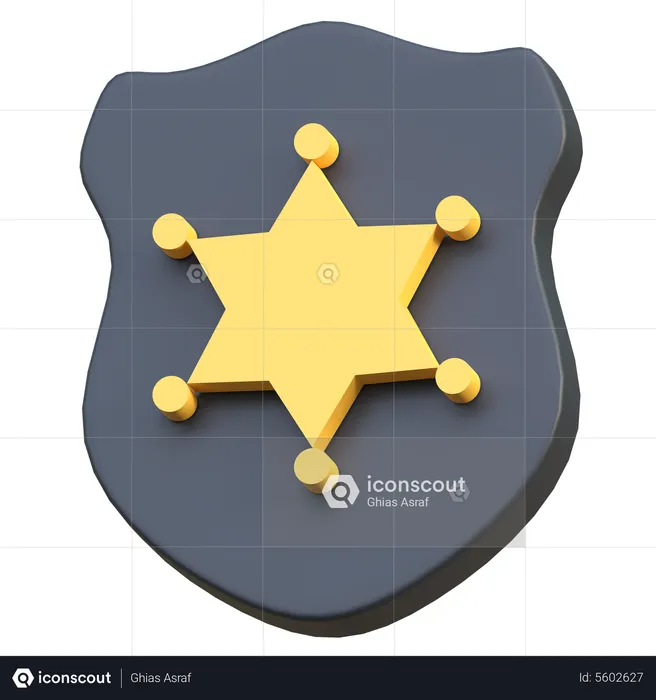 Police Emblem  3D Icon
