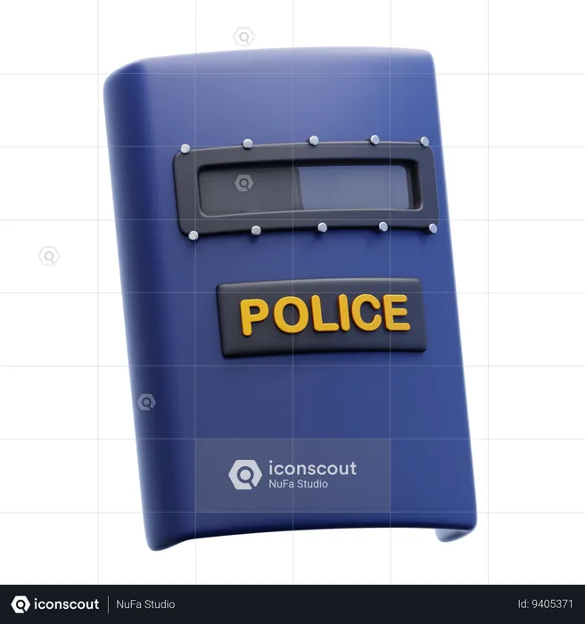 POLICE SHIELD  3D Icon