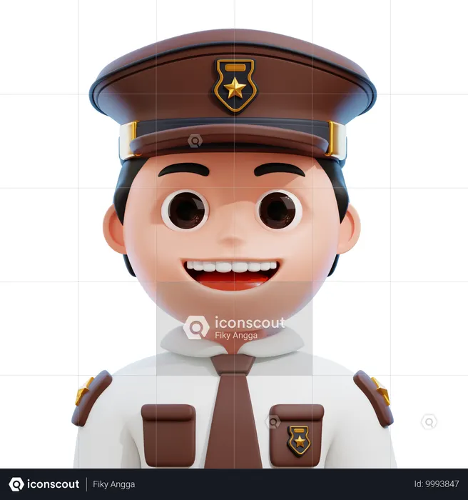 Policeman  3D Icon