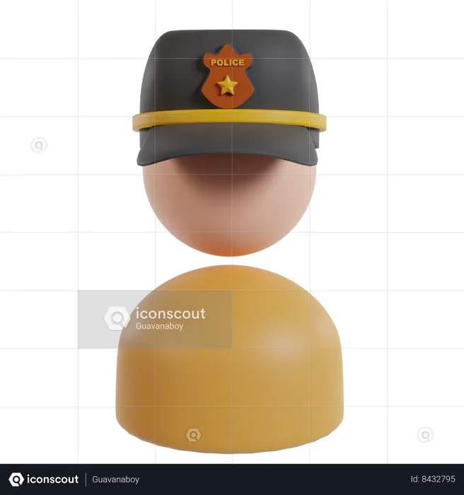 Policeman  3D Icon