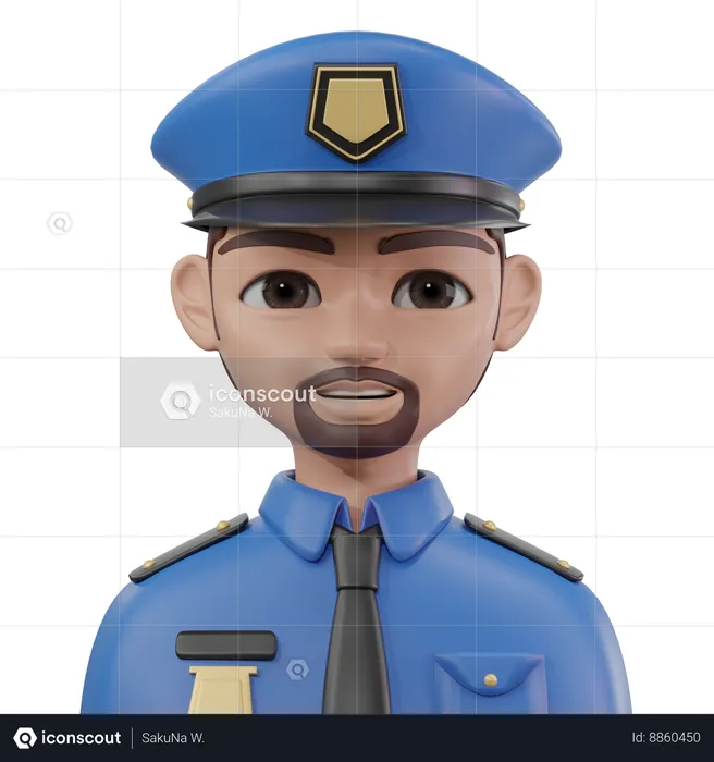 Policeman  3D Icon