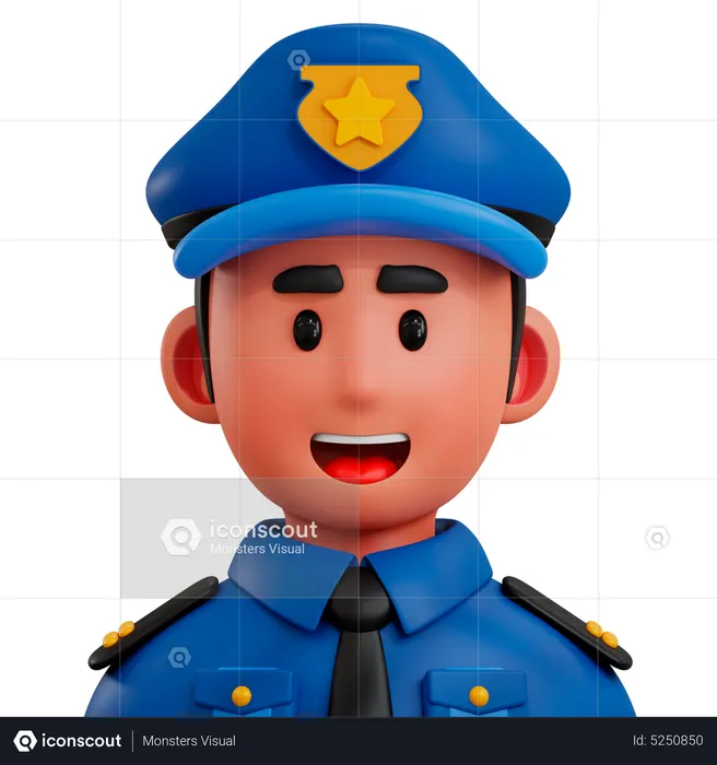Policeman  3D Icon