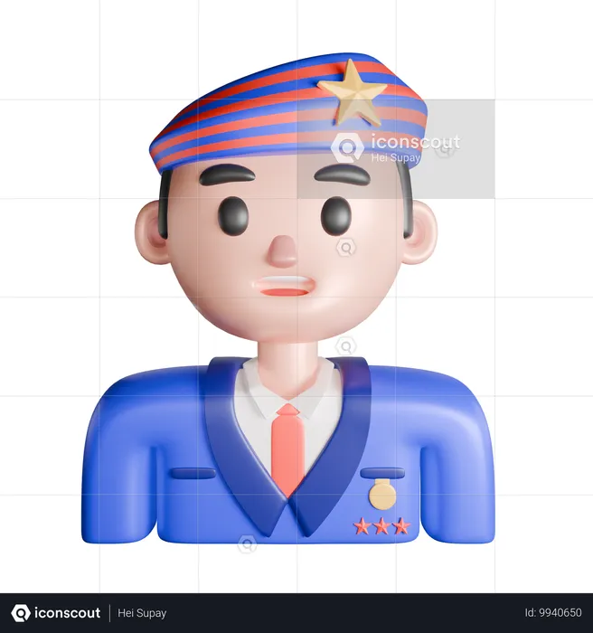 Usar polícia  3D Icon