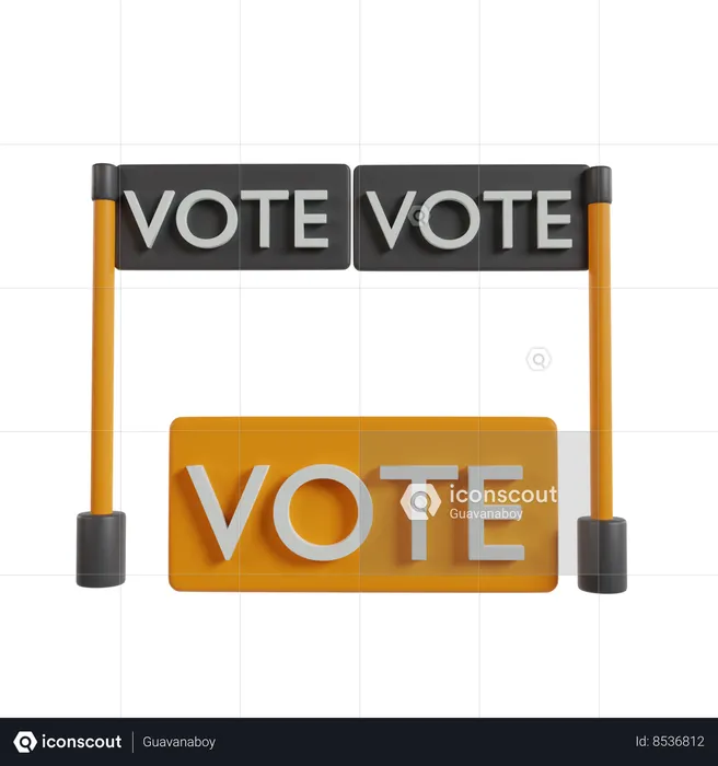 Political Candidate  3D Icon