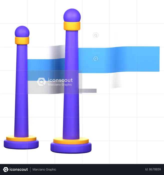 Political Flag  3D Icon