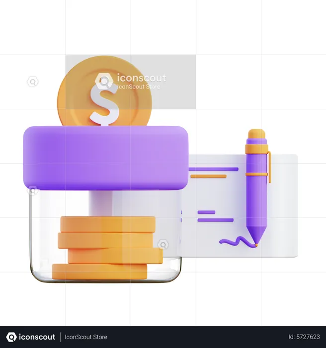 Political Fundraising  3D Icon