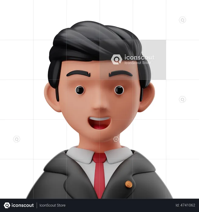 Politiker  3D Icon