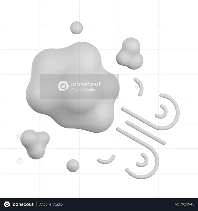 Polvo  3D Icon