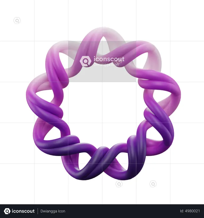 Poly Twist Knots  3D Icon