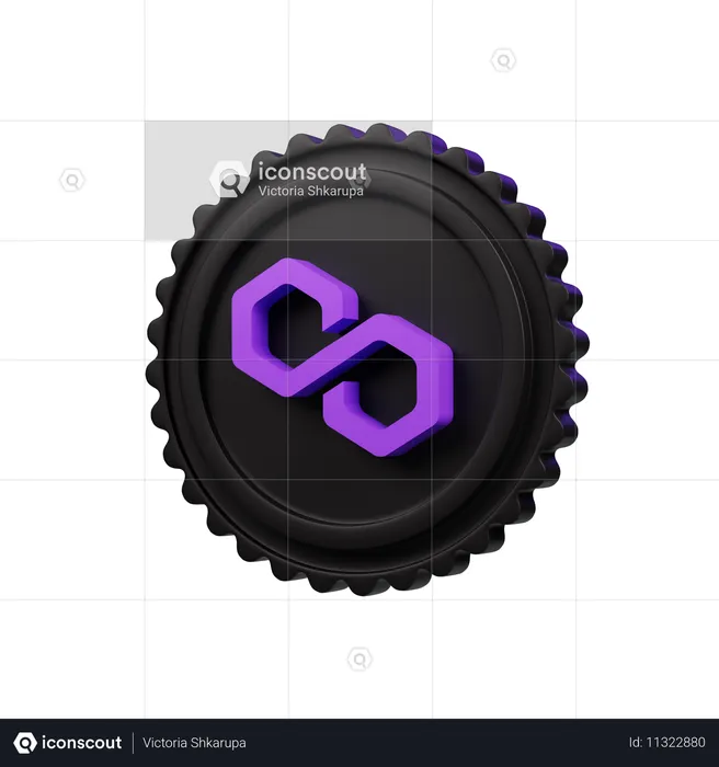 Polygon  3D Icon