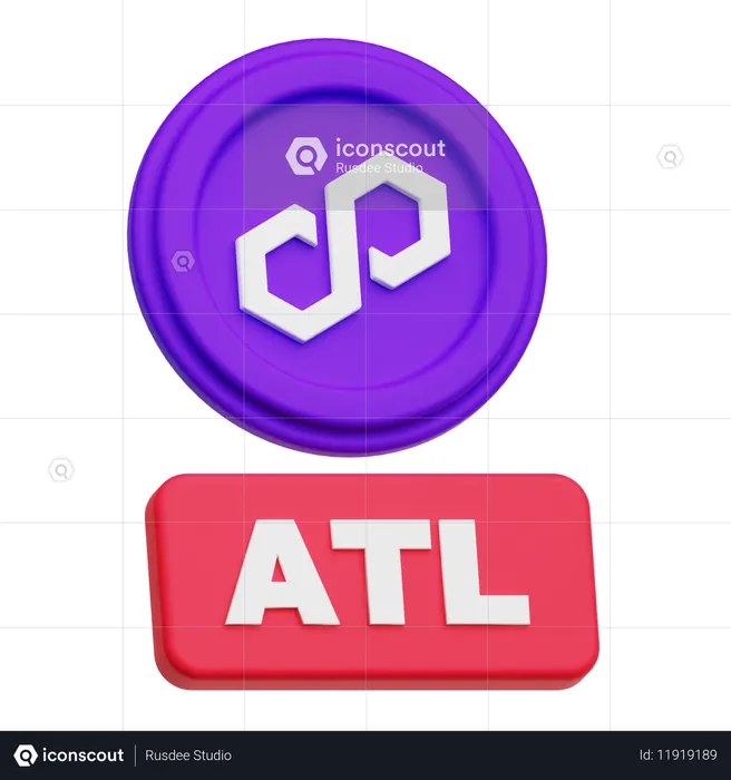 Polygon Atl  3D Icon
