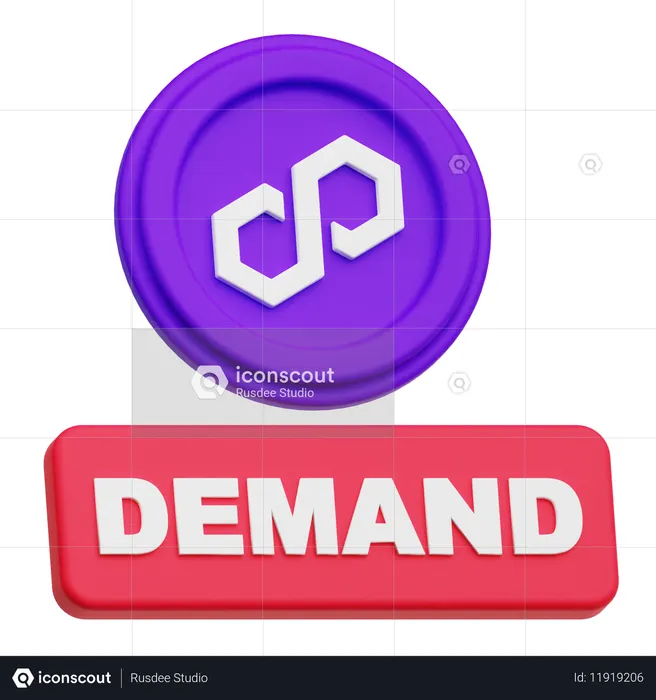 Polygon Demand  3D Icon