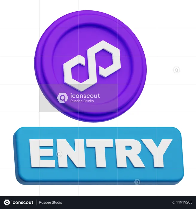 Polygon Entry  3D Icon