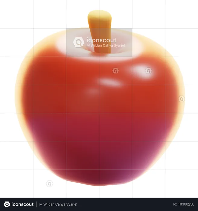 Pomme  3D Icon