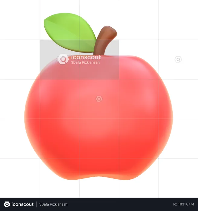 Pomme  3D Icon