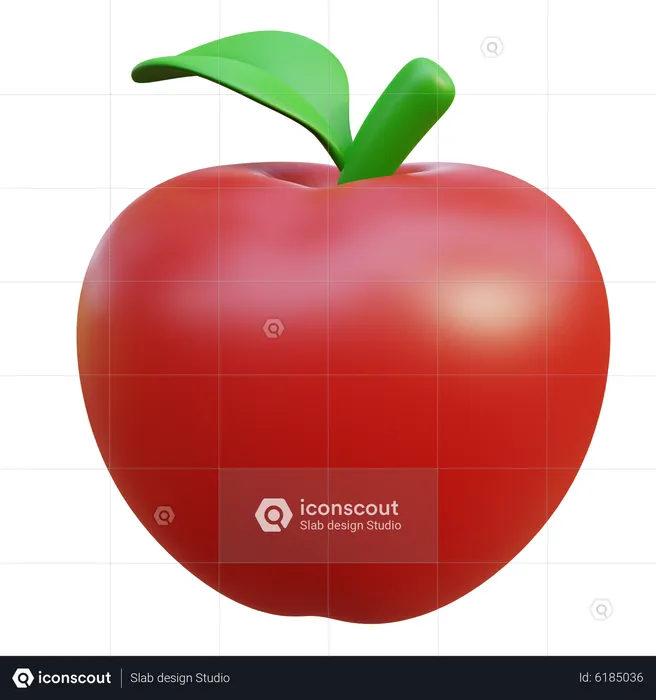 Pomme  3D Icon