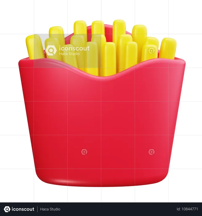 Patates frites  3D Icon