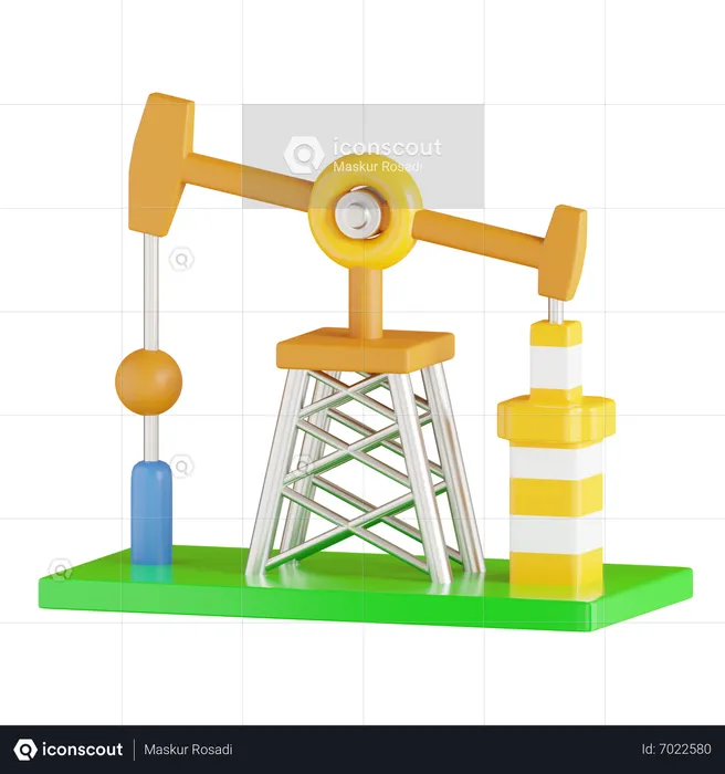 La pompe à huile  3D Icon