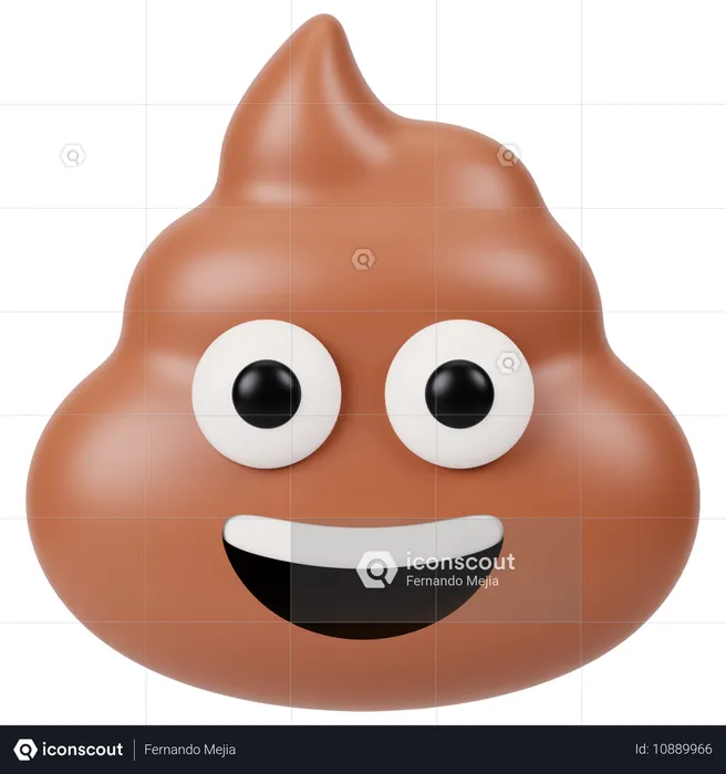 Poo-Emoji Emoji 3D Icon