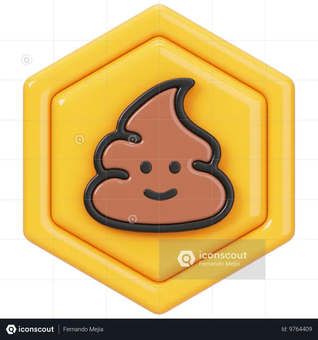 Insignia de PooCoin (POOCOIN)  3D Icon