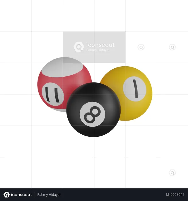 Pool Ball  3D Icon