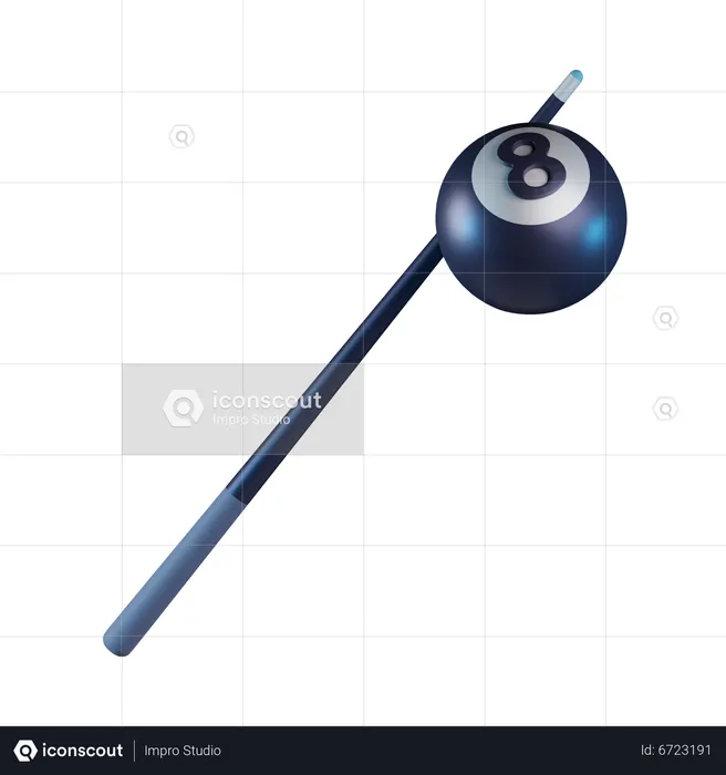 Pool-Stick  3D Icon