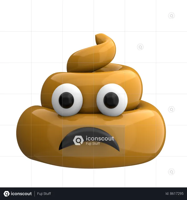 Poop Emoji 3D Icon