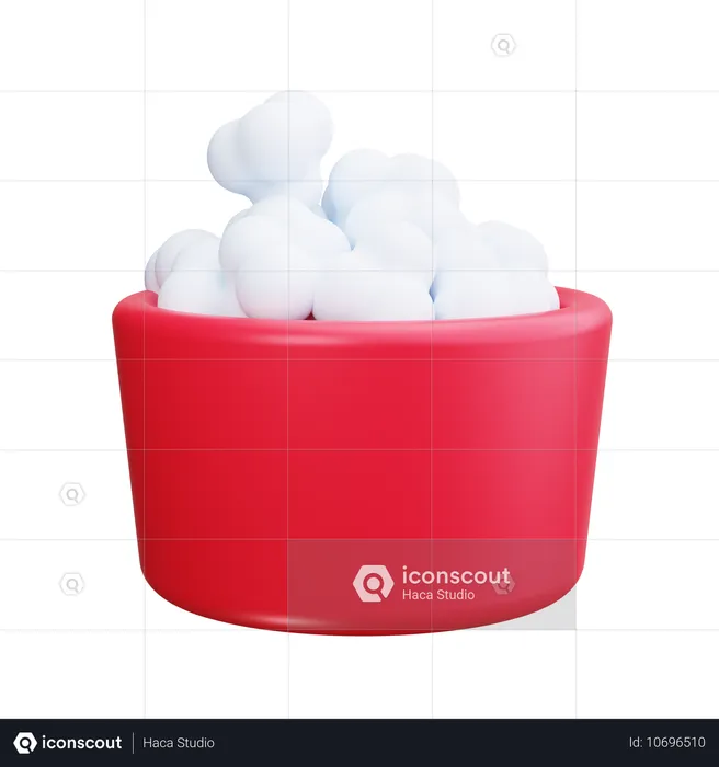 Popcorn bucket  3D Icon