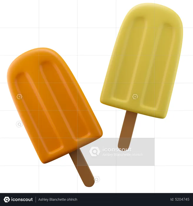 Popsicle  3D Icon