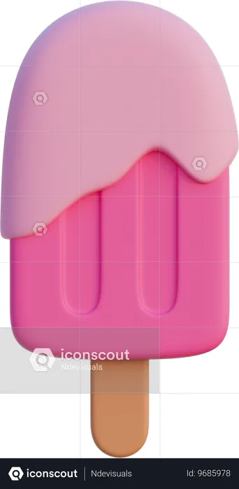 Popsicle  3D Icon