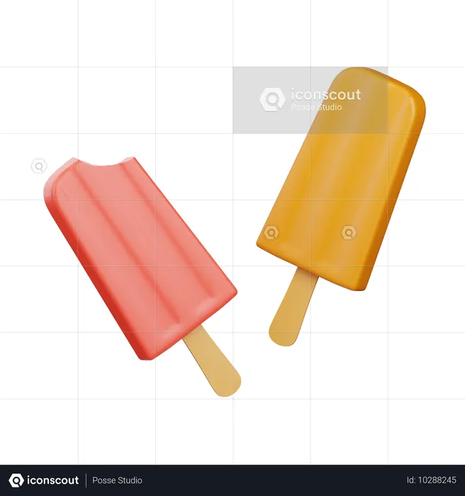 Popsicle  3D Icon