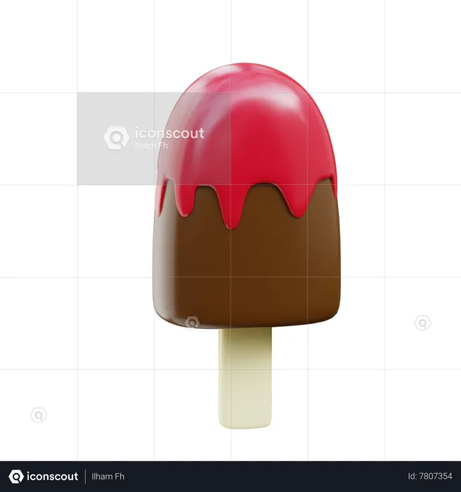 Popsicle  3D Icon