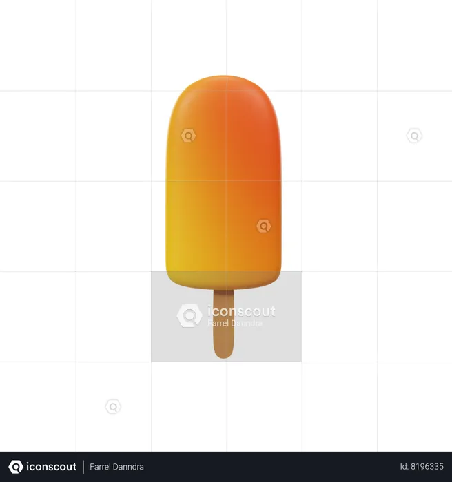 Popsicle  3D Icon