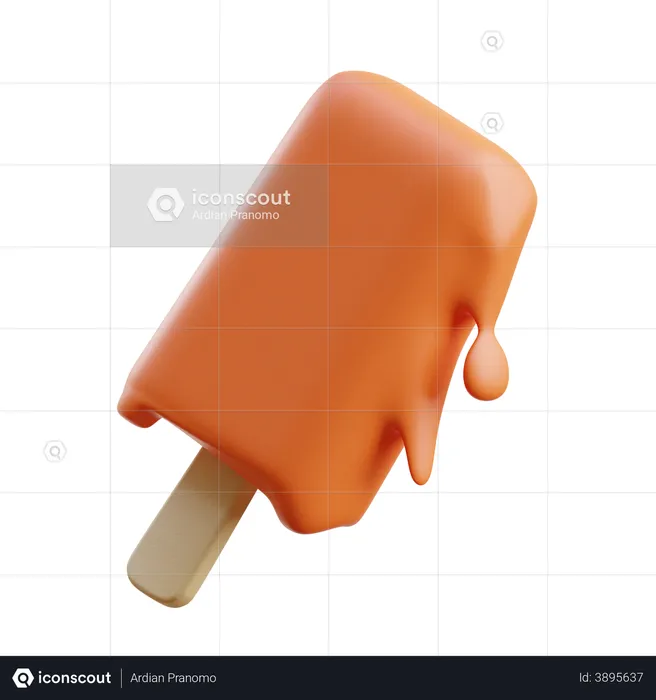 Popsicle  3D Illustration