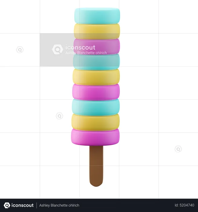 Popsicle Twister  3D Icon
