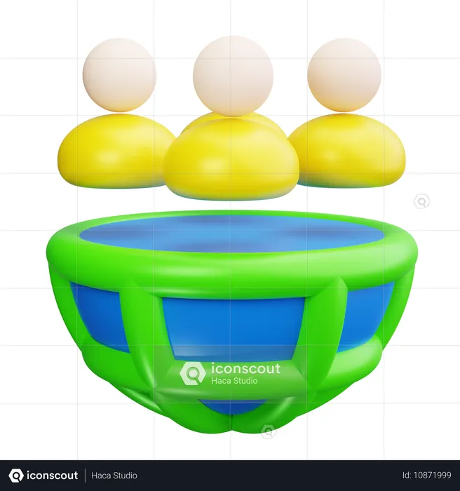 População global  3D Icon