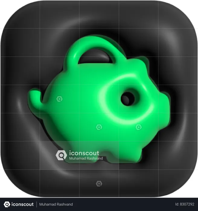 Porco  3D Icon
